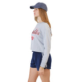 Ultra Game Women's NBA Official Super Soft Crop Top Shirt | Chicago Bulls