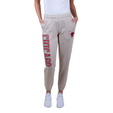 Ultra Game Women's NBA Official Super Soft Active Fleece Sweatpants Joggers | Chicago Bulls