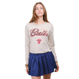 Ultra Game Women's NBA Official Super Soft Crop Top Shirt | Chicago Bulls