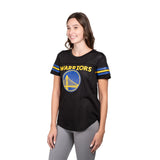 Ultra Game Women's NBA Official Super Soft Mesh Jersey T-Shirt | Golden State Warriors