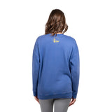 Ultra Game Women's NBA Official Extra Soft Fleece Distressed Oversized Pullover Sweatshirt | Golden State Warriors