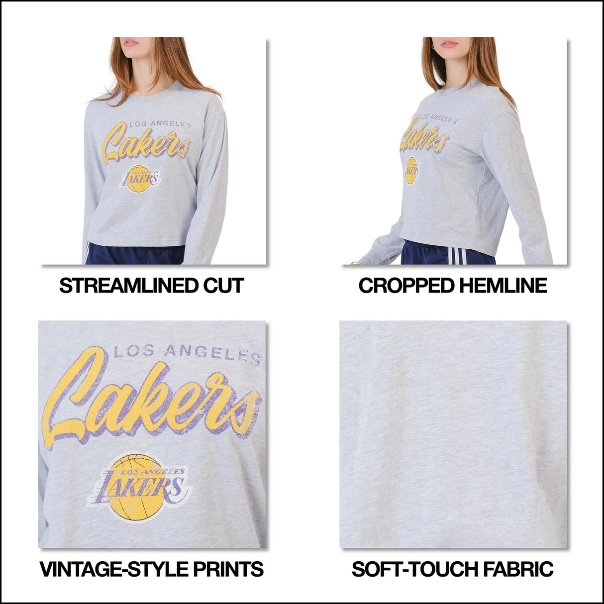 Ultra Game Women's NBA Official Super Soft Crop Top Shirt | Chicago Bulls