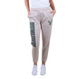 Ultra Game Women's NBA Official Super Soft Active Fleece Sweatpants Joggers | Milwaukee Bucks