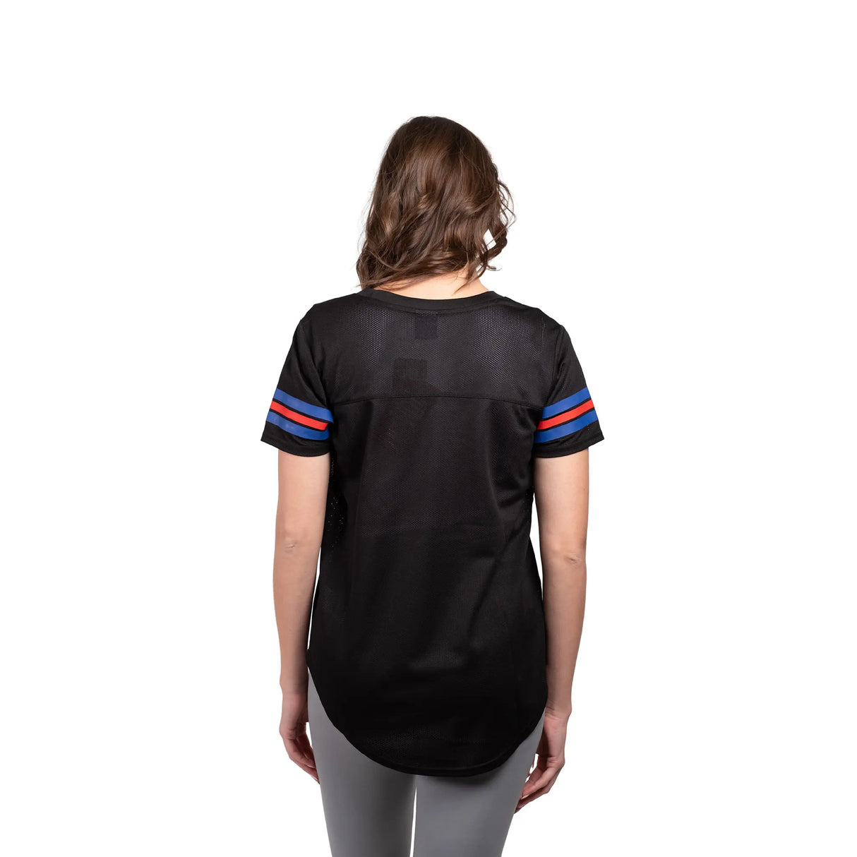 Ultra Game Women's NBA Official Super Soft Mesh Jersey T-Shirt | Philadelphia 76ers