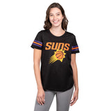 Ultra Game Women's NBA Official Super Soft Mesh Jersey T-Shirt | Phoenix Suns