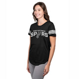 Ultra Game Women's NBA Official Super Soft Mesh Jersey T-Shirt | San Antonio Spurs