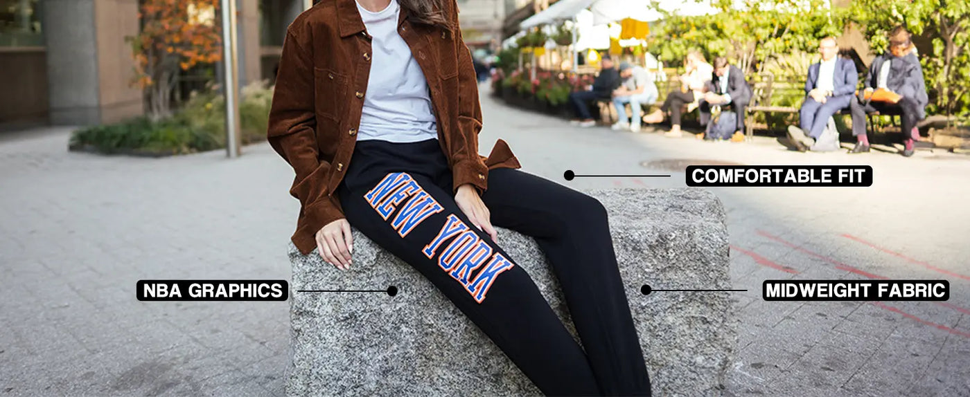 ultra game womens nba official sand super soft active fleece sweatpants joggers banner 2