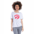 Ultra Game Women's NBA Official Soft Vintage Distressed Graphics T-Shirt | Toronto Raptors