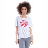 Ultra Game Women's NBA Official Soft Vintage Distressed Graphics T-Shirt | Toronto Raptors