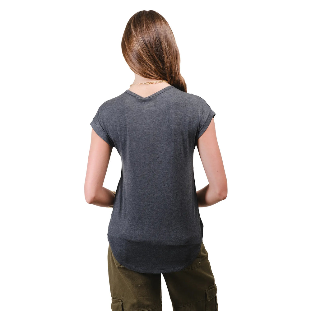Ultra Game Women’s NFL Official Super Soft Modal Vintage V-Neck T-Shirt | Chicago Bears
