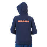 Ultra Game Women's NFL Official Super Soft Sherpa Full Zip Hoodie Sweatshirt Jacket | Chicago Bears