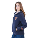 Ultra Game Women's NFL Official Super Soft Sherpa Full Zip Hoodie Sweatshirt Jacket | Chicago Bears