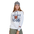 Ultra Game Women's NFL Official Super Soft Tie Neck Hoodie Sweatshirt | Chicago Bears
