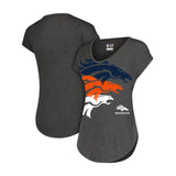 Ultra Game Women’s NFL Official Super Soft Modal Vintage V-Neck T-Shirt | Denver Broncos