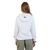 Ultra Game Women's NFL Official Super Soft Tie Neck Hoodie Sweatshirt | New England Patriots