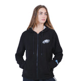 Ultra Game Women's NFL Official Super Soft Sherpa Full Zip Hoodie Sweatshirt Jacket | Philadelphia Eagles