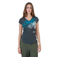 Ultra Game Women’s NFL Official Super Soft Modal Vintage V-Neck T-Shirt | Philadelphia Eagles
