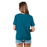Ultra Game Women's NFL Official Distressed Graphics Super Soft Crew Neck T-Shirt | Philadelphia Eagles