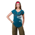 Ultra Game Women’s NFL Official Super Soft Modal Vintage V-Neck T-Shirt | Philadelphia Eagles