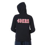 Ultra Game Women's NFL Official Super Soft Sherpa Full Zip Hoodie Sweatshirt Jacket | San Francisco 49ers