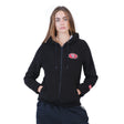 Ultra Game Women's NFL Official Super Soft Sherpa Full Zip Hoodie Sweatshirt Jacket | San Francisco 49ers