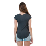 Ultra Game Women’s NFL Official Super Soft Modal Vintage V-Neck T-Shirt