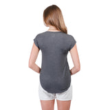 Ultra Game Women’s NFL Official Super Soft Modal Vintage V-Neck T-Shirt | Seattle Seahawks