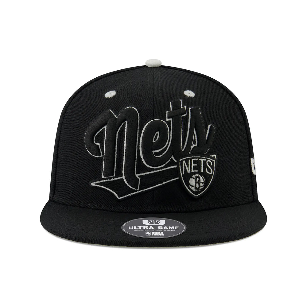 Ultra Game Youth NBA Official Adjustable Hat Cap One Size Fits All | Brooklyn Nets