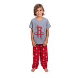 Ultra Game Youth NBA Official 2-Piece PJs Lounge Pants & Tee Set | Houston Rockets