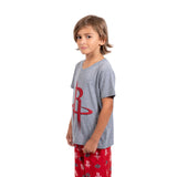 Ultra Game Youth NBA Official 2-Piece PJs Lounge Pants & Tee Set | Houston Rockets