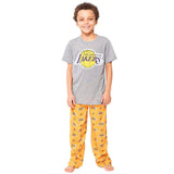 Ultra Game Youth NBA Official 2-Piece PJs Lounge Pants & Tee Set | Los Angeles Lakers