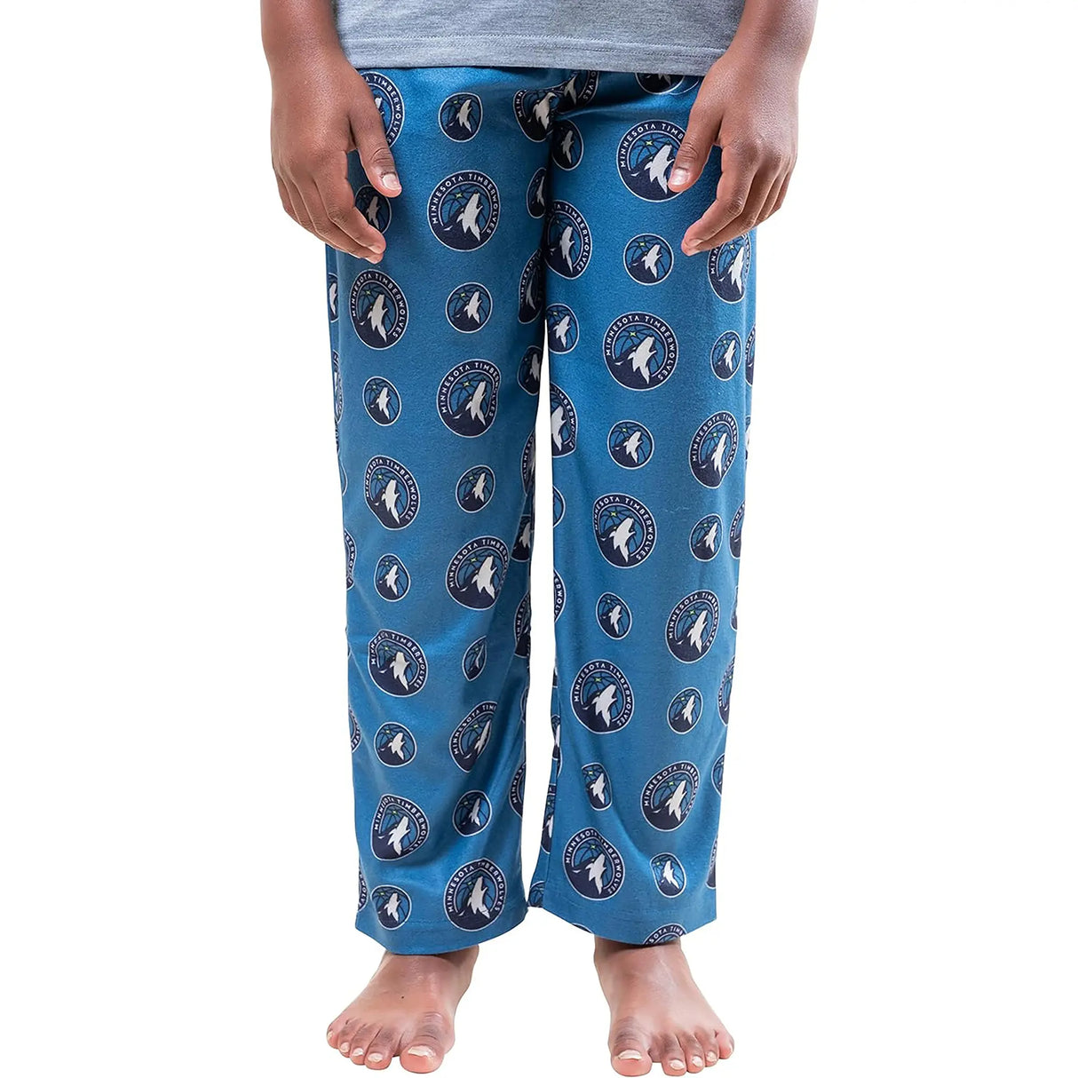 Ultra Game Youth NBA Official 2-Piece PJs Lounge Pants & Tee Set | Minnesota Timberwolves