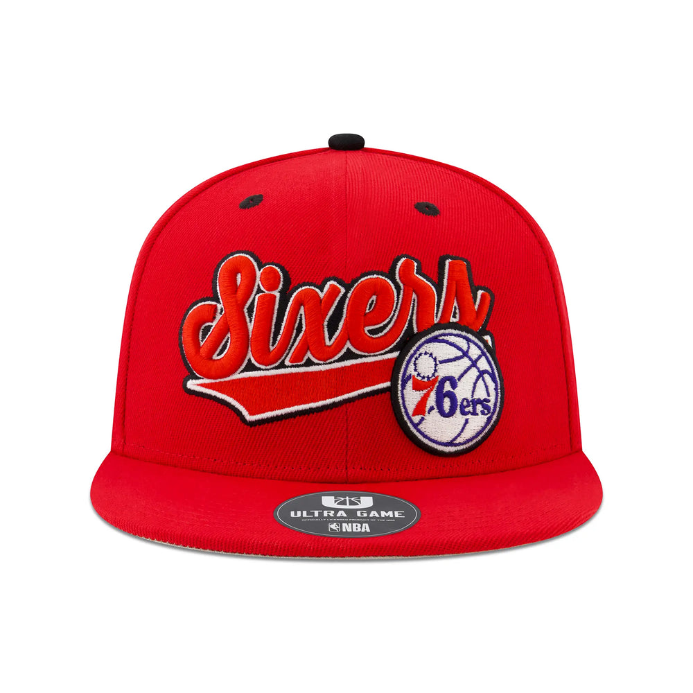 Ultra Game Youth NBA Official Adjustable Hat Cap One Size Fits All | Philadelphia 76ers