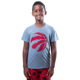 Ultra Game Youth NBA Official 2-Piece PJs Lounge Pants & Tee Set | Toronto Raptors