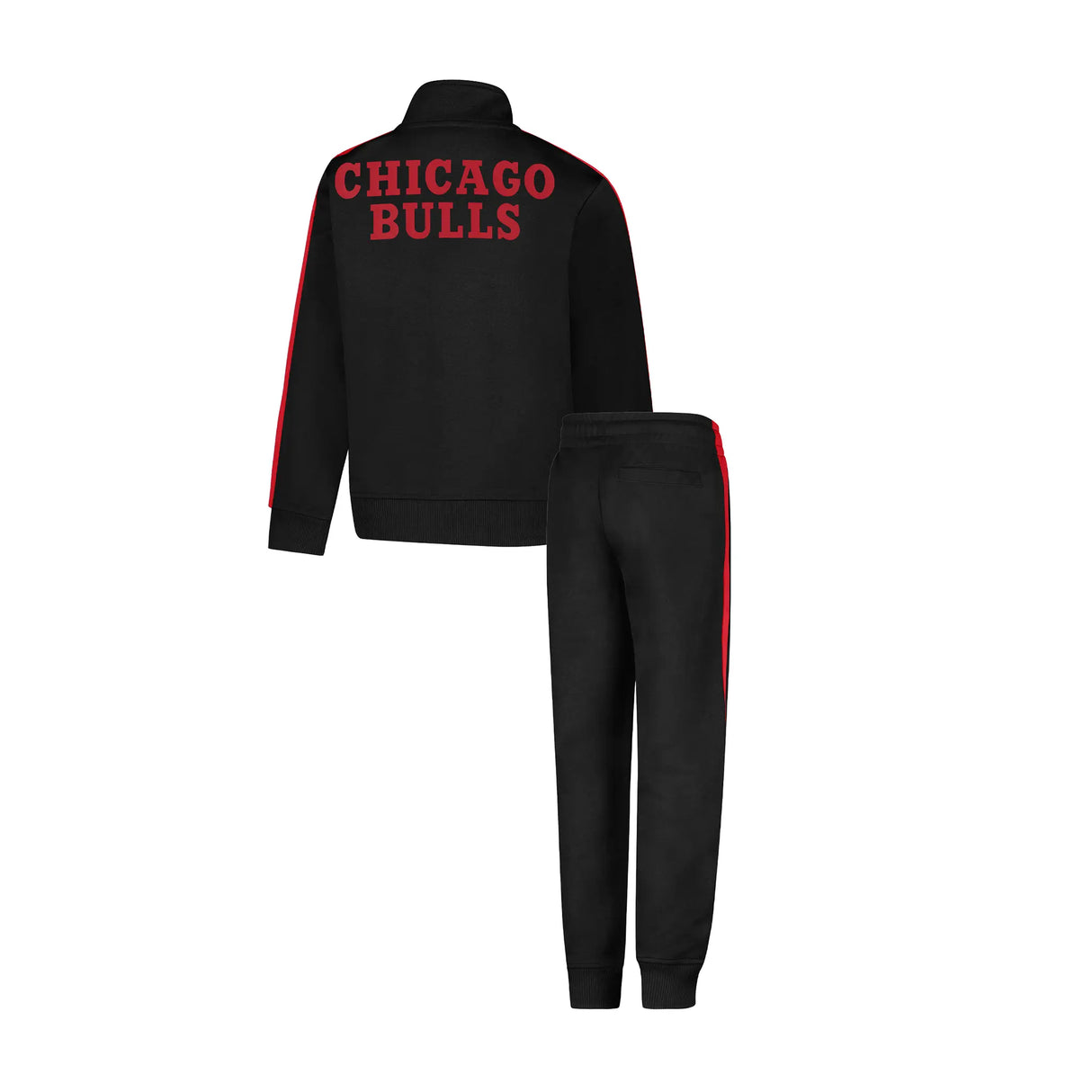 Ultra Game Youth NBA Official Super Soft Full Zip Active Track Jacket and Pants Set | Chicago Bulls