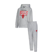 Ultra Game Youth NBA Official Super Soft Hoodie Sweatshirt and Sweatpants Joggers Set | Chicago Bulls