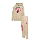 Ultra Game Youth NBA Official Super Soft Hoodie Sweatshirt and Sweatpants Joggers Set | Chicago Bulls
