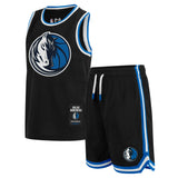 Ultra Game Boys NBA Official Super Soft Jersey Tank Top & Basketball Shorts Set | Dallas Mavericks