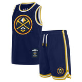 Ultra Game Boys NBA Official Super Soft Jersey Tank Top & Basketball Shorts Set | Denver Nuggets