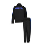 Ultra Game Youth NBA Official Super Soft Full Zip Active Track Jacket and Pants Set | Golden State Warriors