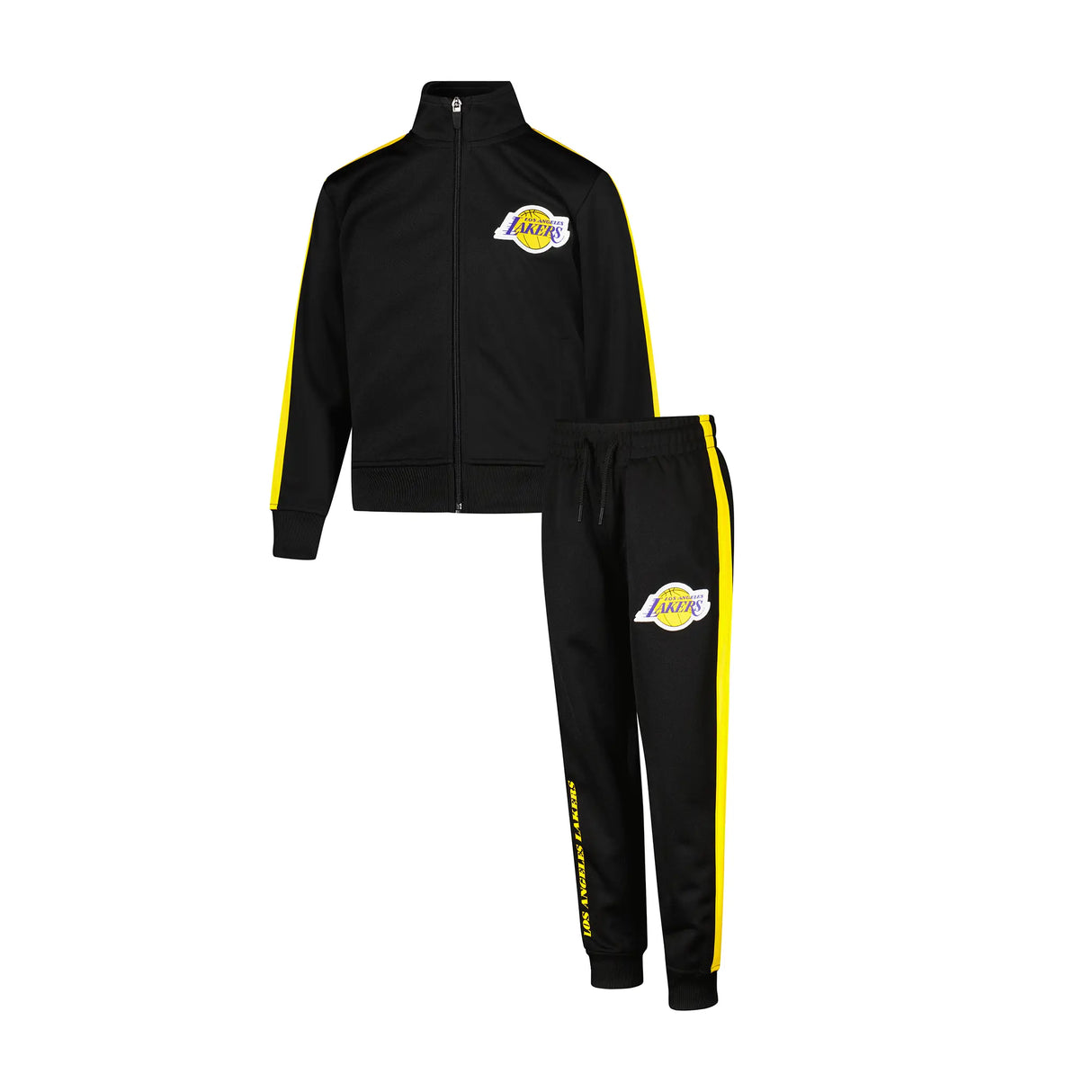 Ultra Game Youth NBA Official Super Soft Full Zip Active Track Jacket and Pants Set | Los Angeles Lakers