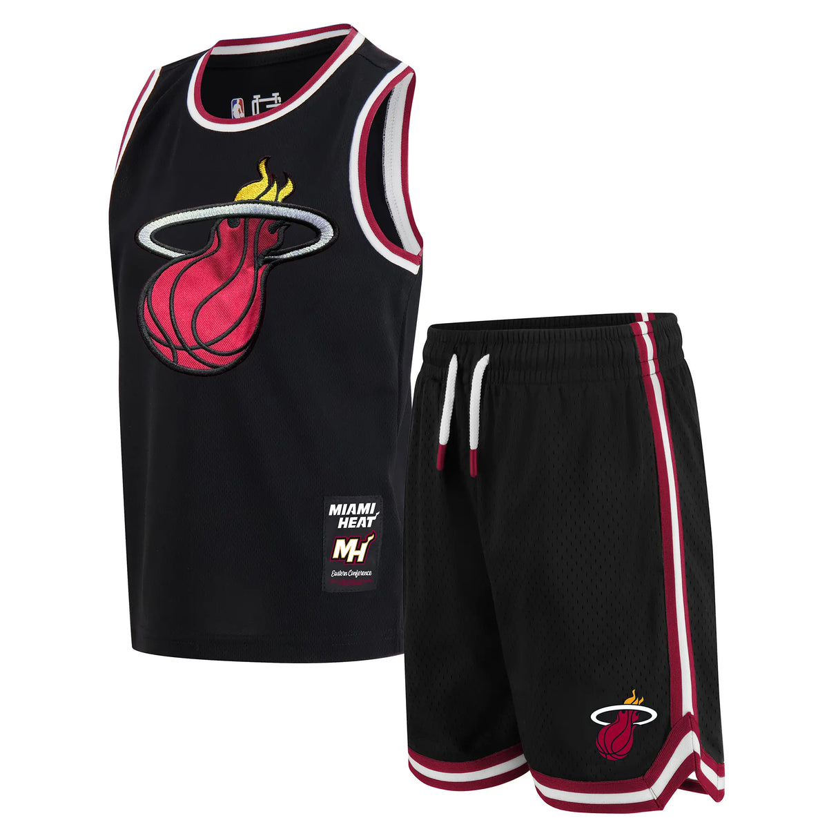 Ultra Game Boys NBA Official Super Soft Jersey Tank Top & Basketball Shorts Set | Miami Heat