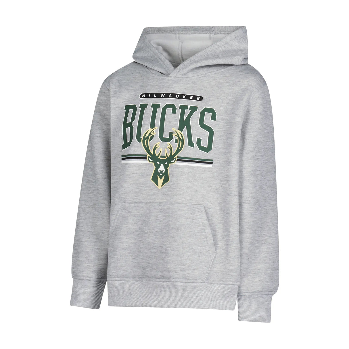 Ultra Game Youth NBA Official Super Soft Hoodie Sweatshirt and Sweatpants Joggers Set | Milwaukee Bucks