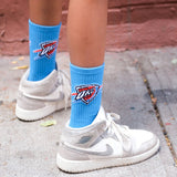 Ultra Game Boys NBA Official Athletic Cushioned Core Logo Team Crew Socks | Golden State Warriors