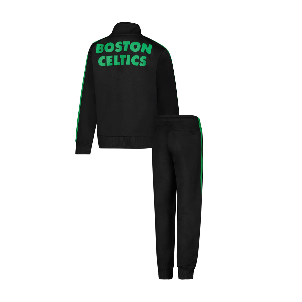 Ultra Game Youth NBA Official Super Soft Full Zip Active Track Jacket and Pants Set | Boston Celtics