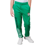 Ultra Game Youth NBA Official Super Soft Game Day Jogger Sweatpants | Boston Celtics