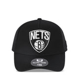 Ultra Game Youth NBA Official Snap Back All Around The World Trucker Baseball Cap Hat | Brooklyn Nets