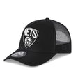 Ultra Game Youth NBA Official Snap Back All Around The World Trucker Baseball Cap Hat | Brooklyn Nets
