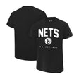 Ultra Game Youth NBA Official Arched Plexi Short Sleeve T-Shirt | Brooklyn Nets