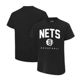 Ultra Game Youth NBA Official Arched Plexi Short Sleeve T-Shirt | Brooklyn Nets